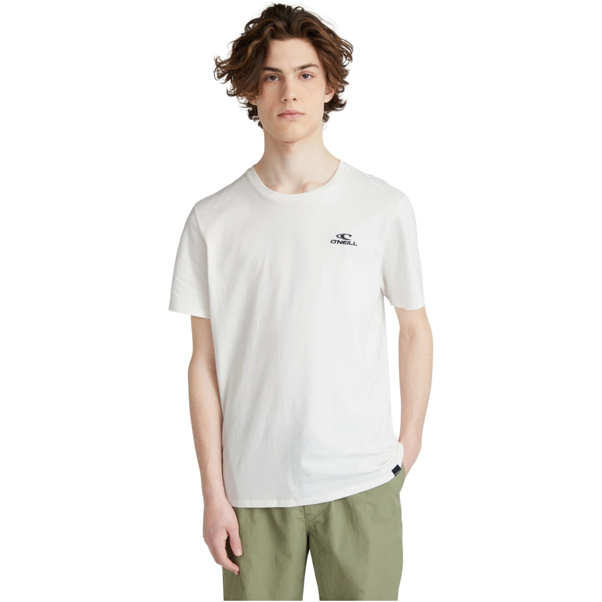 2025 O'Neill T-shirt Com Logótipo Pequeno Para Homem N2850014 - Snow White